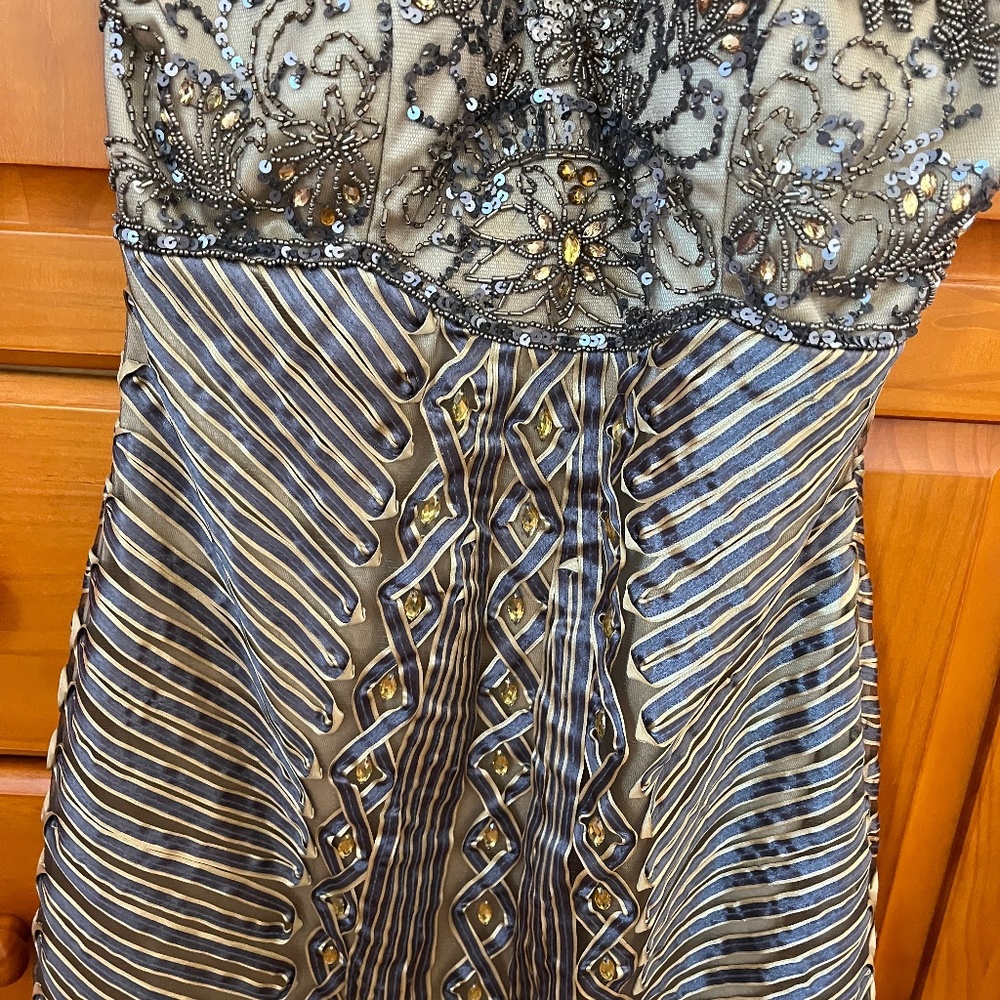 Sue Wong Nocturne Strapless Embellished Cocktail Dress- NWOT 6